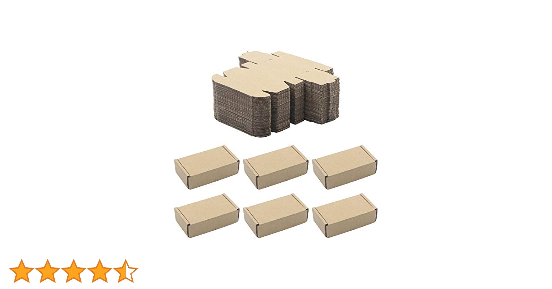 Amazon.co.jp: Ellbest クラフトペーパーボックス 50個パック